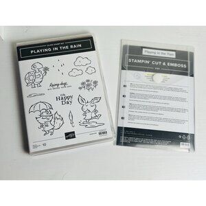 Stampin' Up! PLAYING IN THE RAIN Stamp Set and Dies‎ Bundle